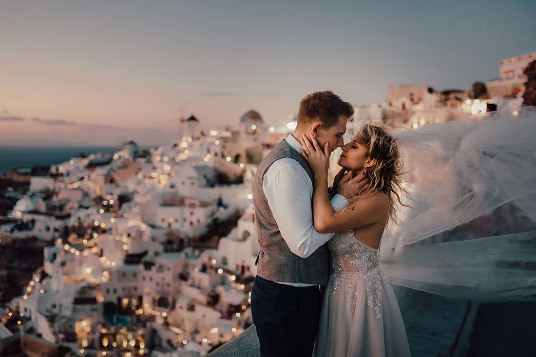 Sesja ślubna na Santorini